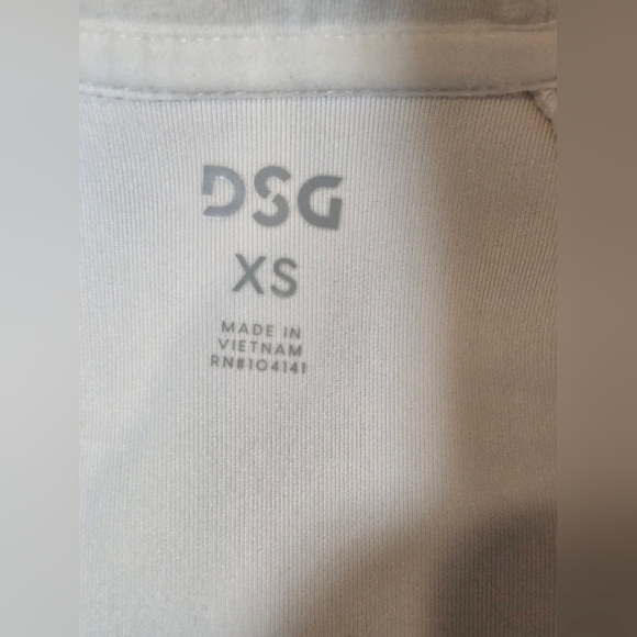 DSG Women's White Hoodie with Black Accents - Picture 7 of 7